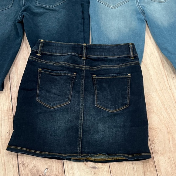 Girls clothing bundle of 3 items Stylish Kids Denim Skirt and Jeans Set/size 12 - Picture 13 of 14